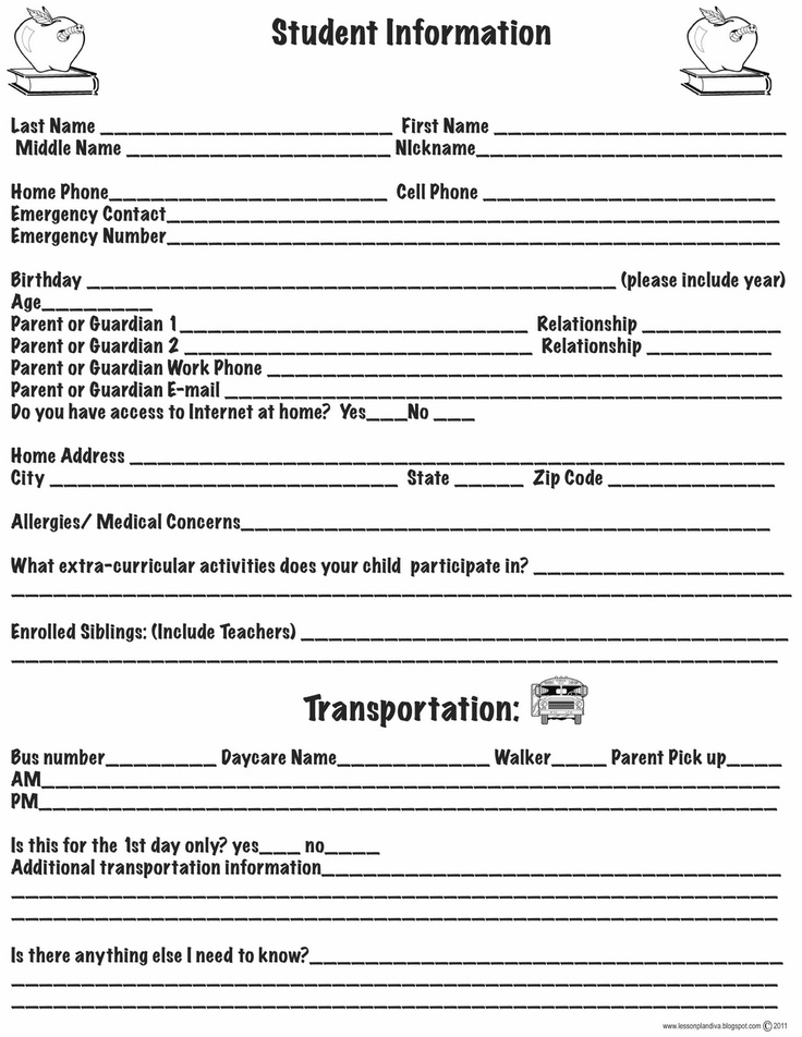 Best 25+ Student info sheet ideas on Pinterest 1st year teachers - phone sheet template Best 25+ Student info sheet ideas on Pinterest 1st year teachers - phone sheet template