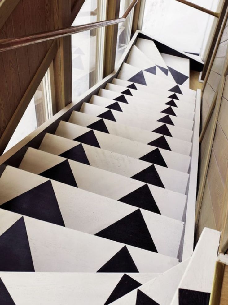 Step It Up: 10 Creative Ways to Paint Your Stairs | Painted staircases