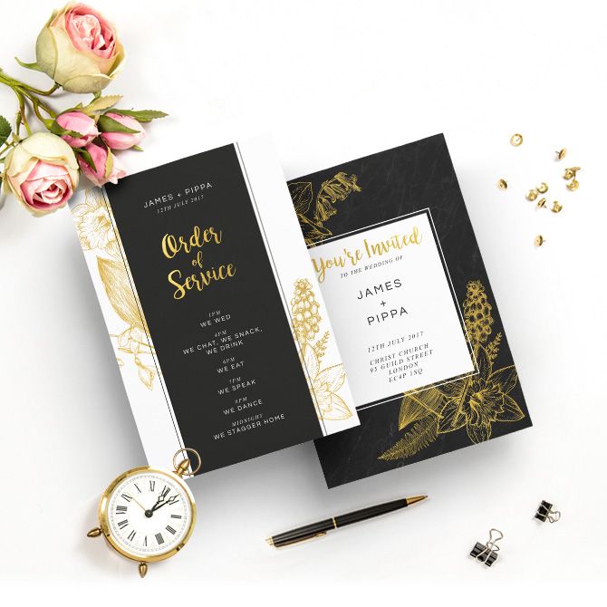 Need some inspiration for your wedding? We’ve got #PippaMiddleton templates, from Invites to Order of Services! #orderofservice #wedding #printing #stationery #weddingstationery