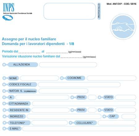 SCARICARE MODULO INPS AP03