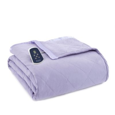 King Sand Thermee Micro Flannel Electric Blanket with Sherpa King Sand Thermee Micro Flannel Electric Blanket with Sherpa