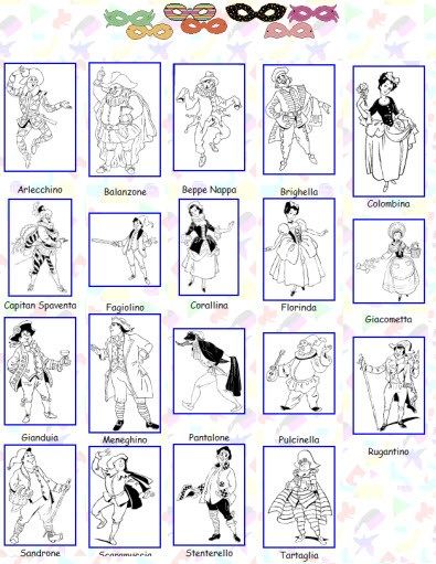 Disegni Da Colorare Per Carnevale | Carnevale, Carnevale Scuola, Disegni Da Colorare