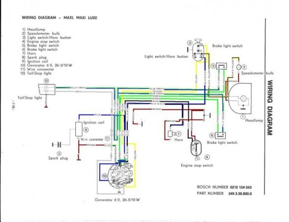 1977 Columbia Commuter Moped Wiring Diagram Ignition System Headlamp
