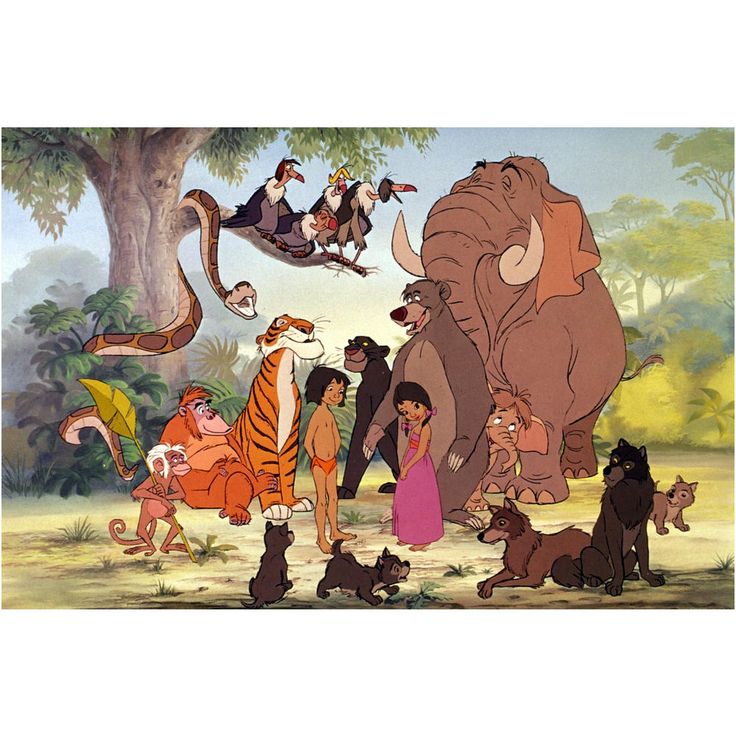 9 Génial Le Livre De La Jungle Dessin Animé Stock | Le livre de la