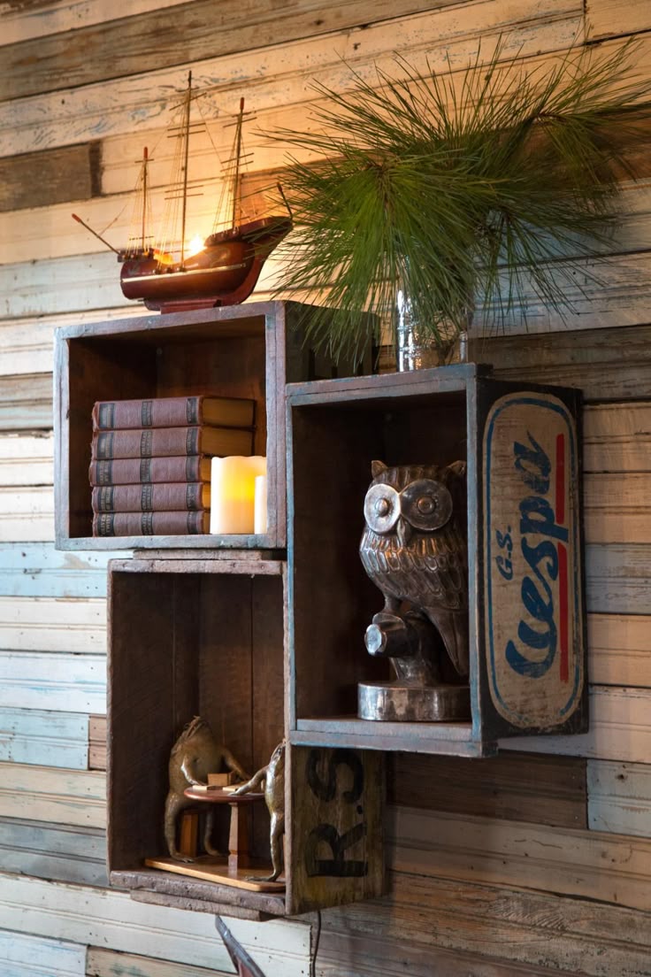 15 Ideas Creativas Para Decorar Con Cajas Madera 15 Ideas Creativas Para Decorar Con Cajas Madera