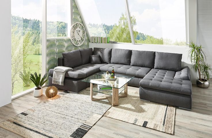 Wohnlandschaft in anthrazit von CARRYHOME Wohnlandschaften - sitzgarnitur wohnzimmer modern Wohnlandschaft in anthrazit von CARRYHOME Wohnlandschaften - sitzgarnitur wohnzimmer modern