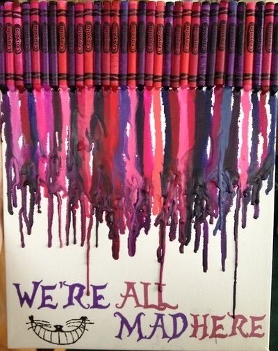 Alice In Wonderland Crayon Art Alice In Wonderland Crayon Art