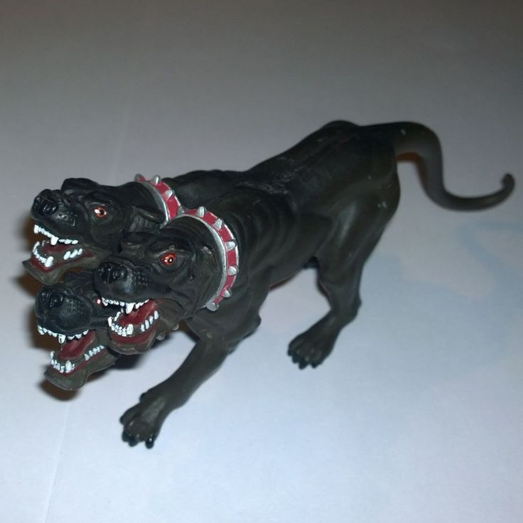 Papo Mytical Cerberus Three Headed Hell Hound Unssembled Statue Figure Figurine Papo Mytical Cerberus Three Headed Hell Hound Unssembled Statue Figure Figurine