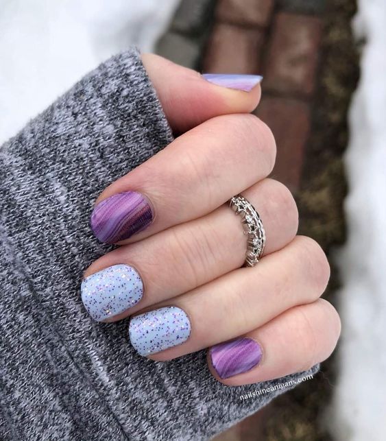 ππ I Want Scandi & Ultraviolet Agate ππ in 2021 | Color street nails