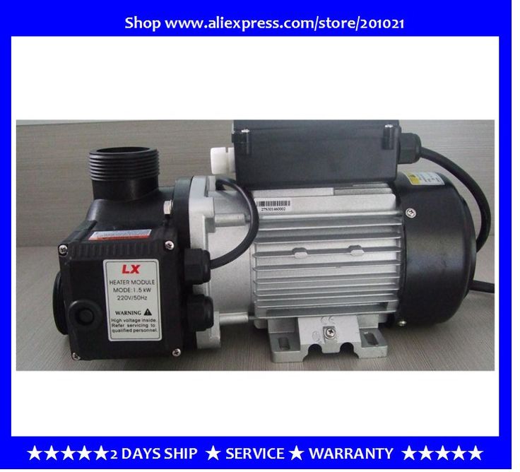 Lx Spa Heater Pump 1 0hp With 1 5kw Heater Suitable For Use In A Spa With Own Independant Temperature Control Pad Spa Heater Spa Tub Heat Pump