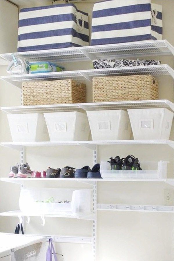 Maximizing Space In A Small House With No Storage Beautiful Organized Shelves To Create More O Small House Storage Room Organization Small Space Organization