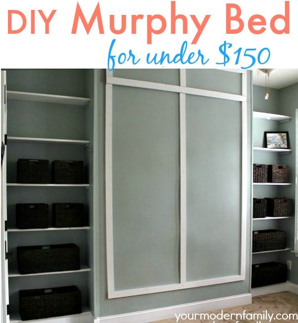 Diy Murphy Bed For Under 150 Built In A Day Ikea Diy Murphy Bed For Under 150 Built In, Diy King Size Murphy Bed Plans