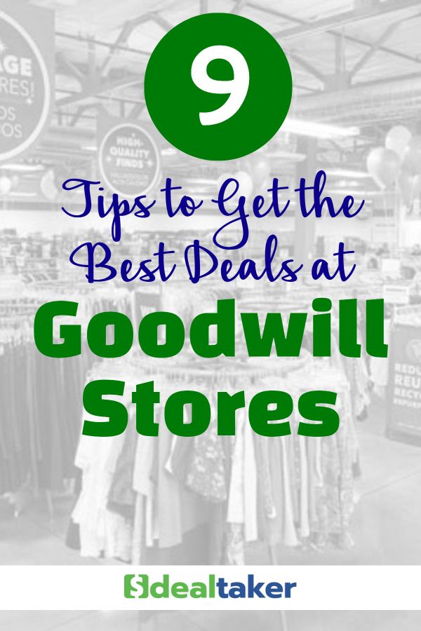 9 Tips for Shopping in Goodwill Stores DealTaker in 2020 Goodwill 9 Tips for Shopping in Goodwill Stores DealTaker in 2020 Goodwill