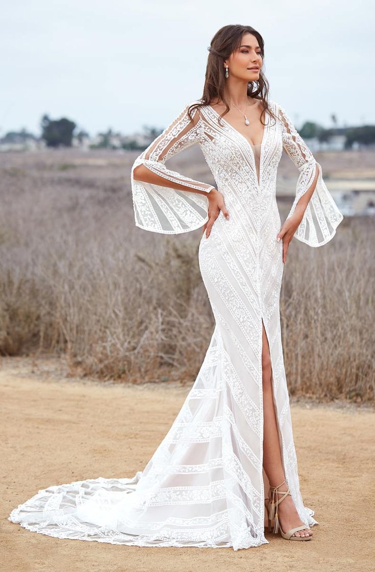 LULU-H1963—2 | Wedding dress long sleeve, Amazing wedding dress ...