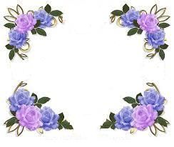 purple flower designs