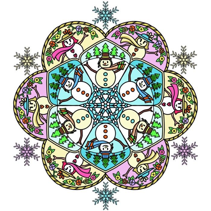 Mandala zu Weihnachten-Ausmalbilder als Geschenkideen ... Mandala zu Weihnachten-Ausmalbilder als Geschenkideen ...