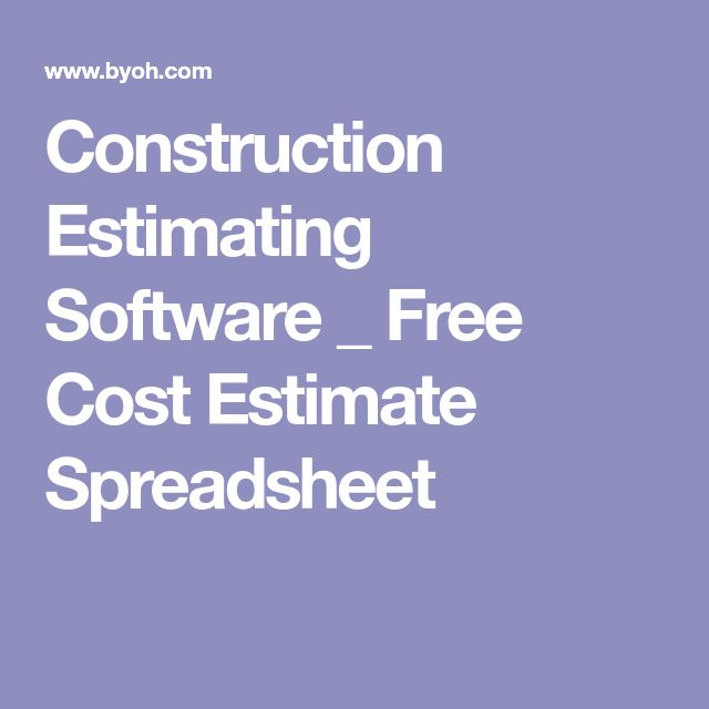construction time estimate