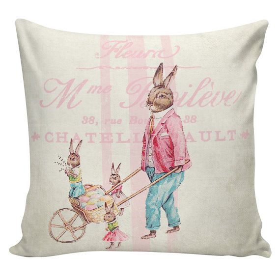 16 best Easter Pillows images on Pinterest Pillowcases, Burlap pillows and Easter pillows