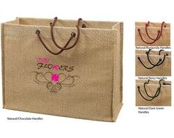 86 Best Jute Tote Bags Burlap Images On Pinterest Jute Burlap Tote With Braided Handles