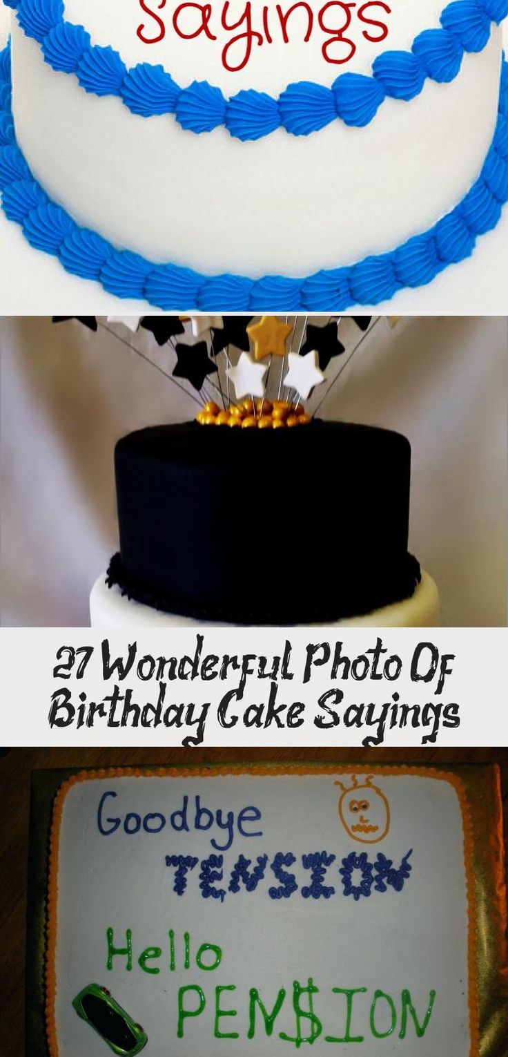 27+ Wonderful Photo Of Birthday Cake Sayings Cake