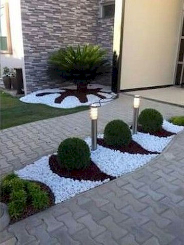 70 Magische Seitenhof- und Hinterhof-Kies-Garten-Design-Ideen #design #garten #...