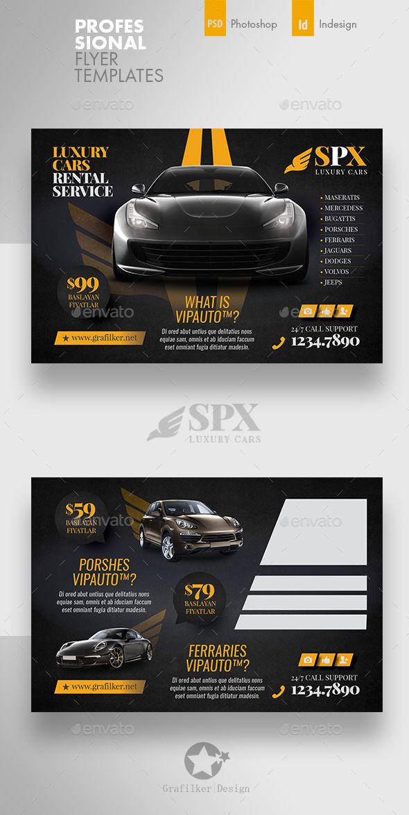 Rent A Car Postcard Templates Con Imagenes Tarjetas De Visita