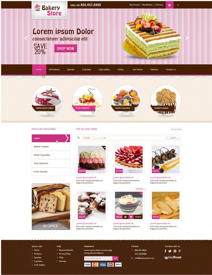 online storefront templates