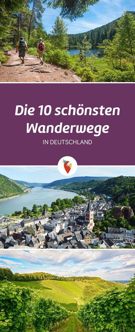 Es gibt so viele Wanderrouten, aber wir haben die schönsten aus Deutschland auf...
