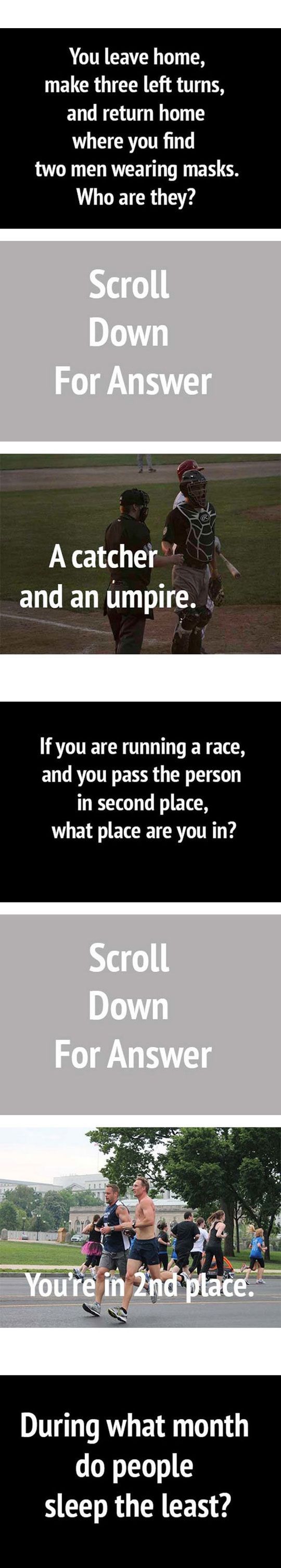The Internet's Most Asked Questions | Brain teasers riddles, Riddles ...