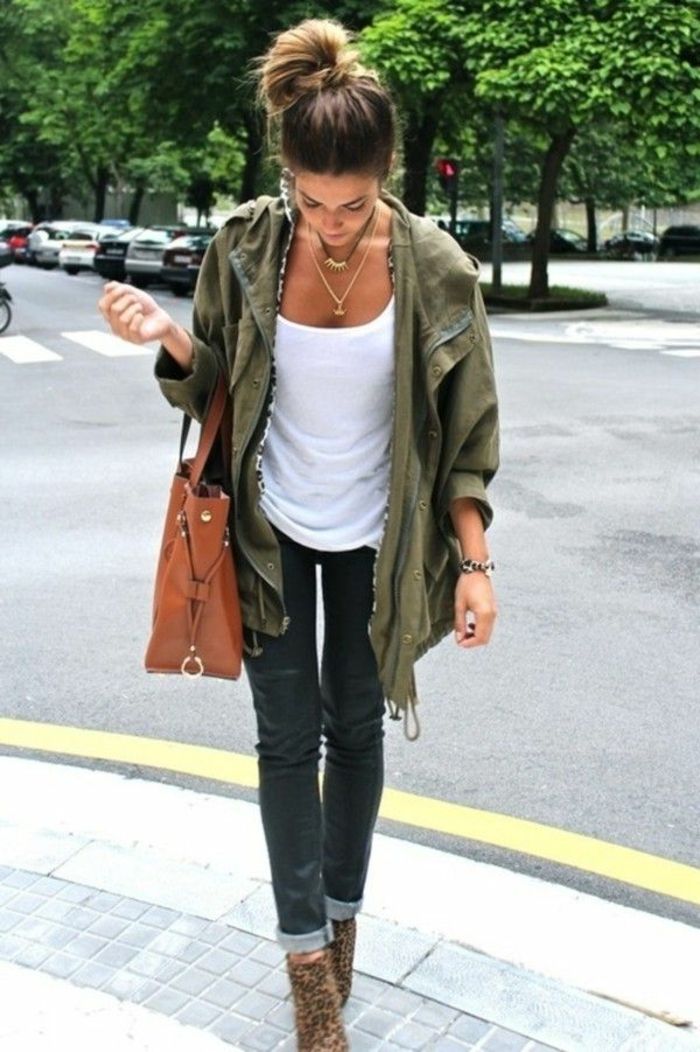 Tous les styles de la veste militaire femme