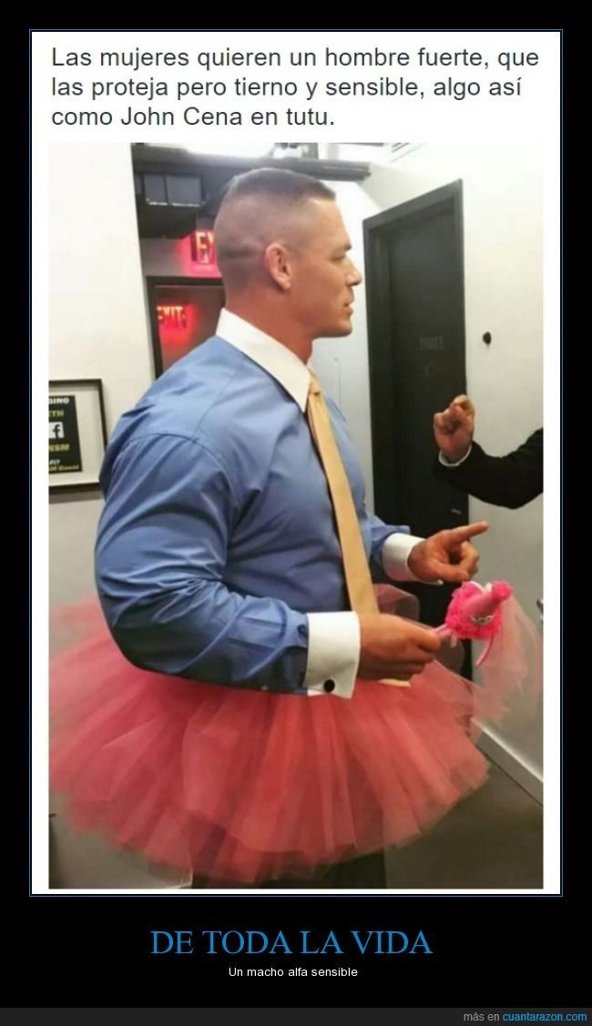 es difícil,pero no imposible un macho alfa sensible gracias a 095f47032934a3b98b52a6de5a6e98ca macho alfa john cena es difícil,pero no imposible un macho alfa sensible gracias a,Macho Alfa Meme