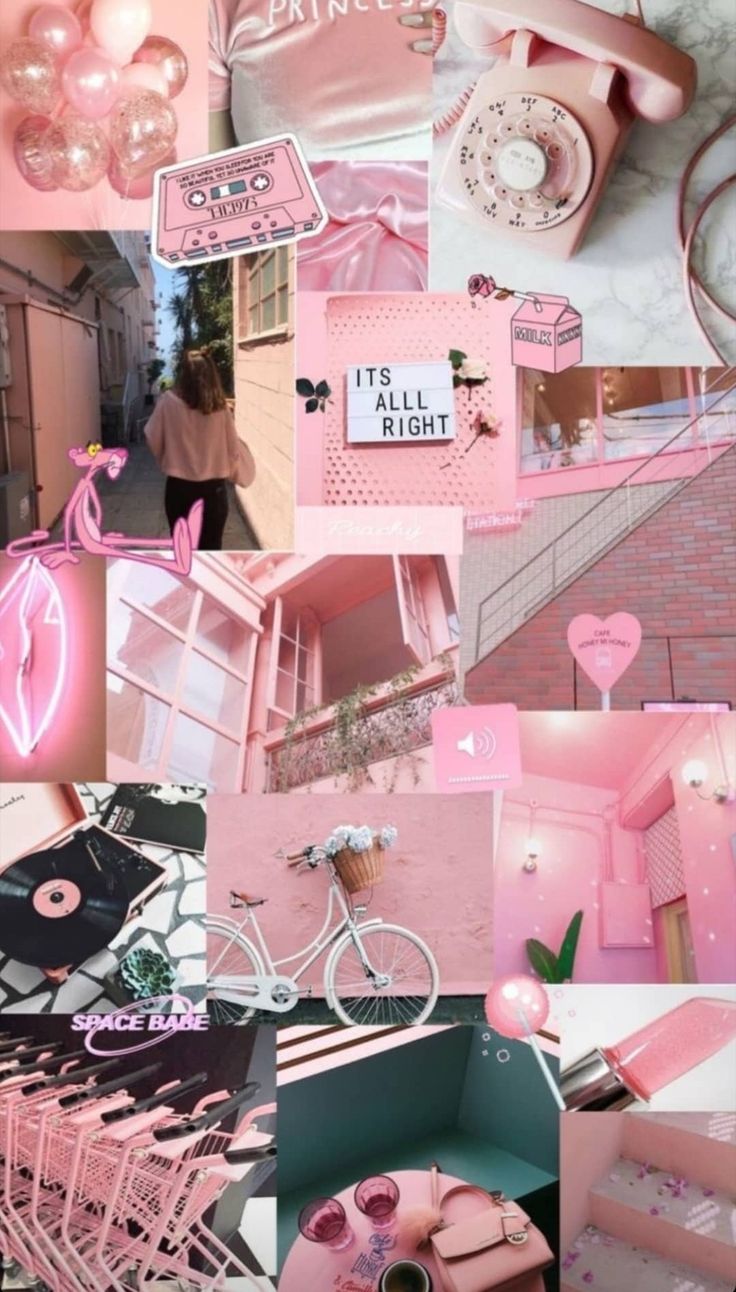 Vintage Pink Aesthetic Wallpaper Iphone Pin by Jaqueline on wallpaper colagem Pastel pink