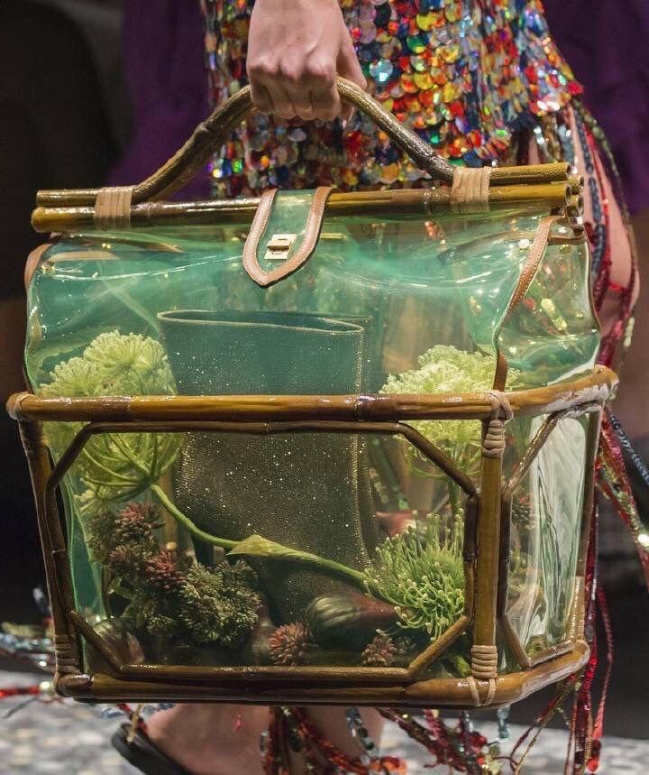 Aquarium Bags At Marco De Vincenzo Ss19 Fashion Month 2018 In Aquarium Bags At Marco De Vincenzo Ss19