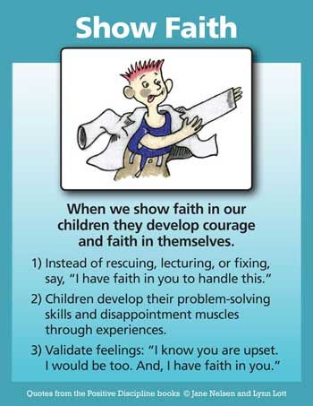 A Positive Discipline Tool Card One of the biggest mistakes some parents and tea...