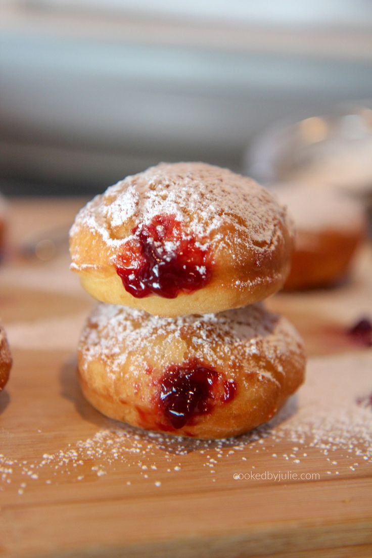 Jelly Donuts | Donut recipes, Jelly donuts recipe, Homemade donuts