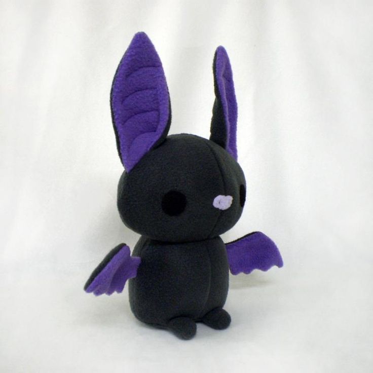 name sewing bat plush pattern and tutorial