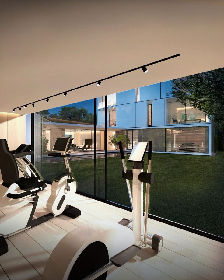 Full Equipped Workout Facility In The Fitness Building At Chaminade Resort Where You Can Enjoy Classes Or Get A Great Workout In While Wa Gym Building Resort