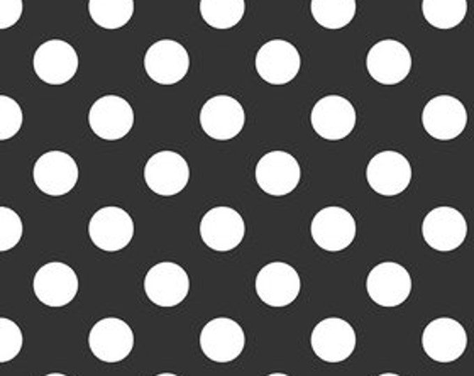 Black /& White Polka Dot Cotton Fabric by the Yard BlackWhite Polka Dot Print Fabric Face Mask Quilting Apparel 100/% Cotton Fabric