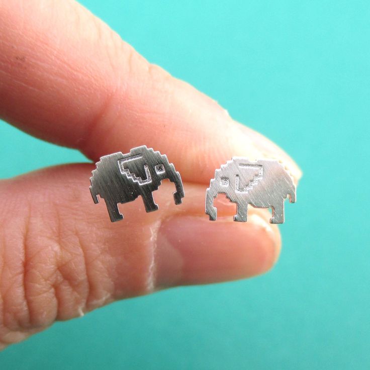 Elephant hotsell shaped earrings