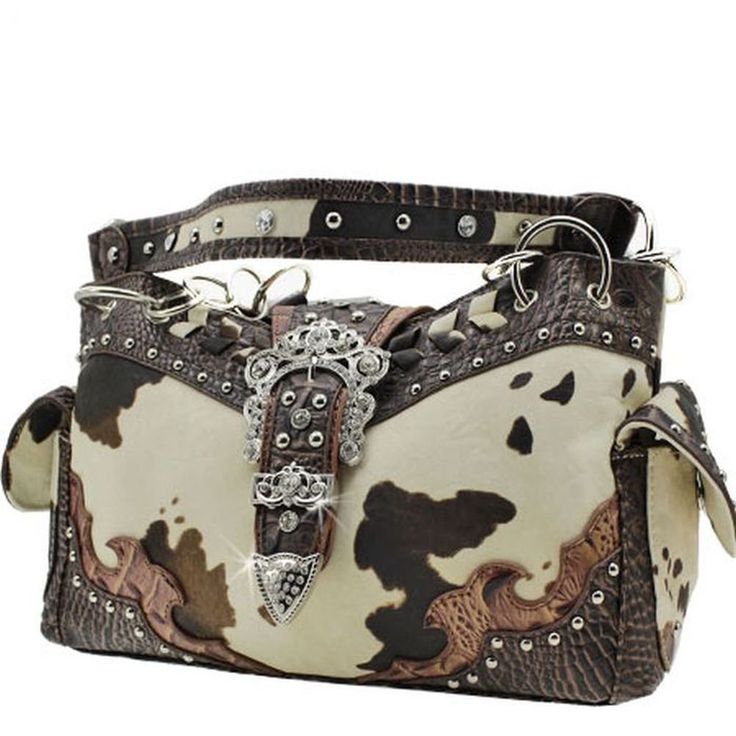 Cow print Conceal /& Carry Tote