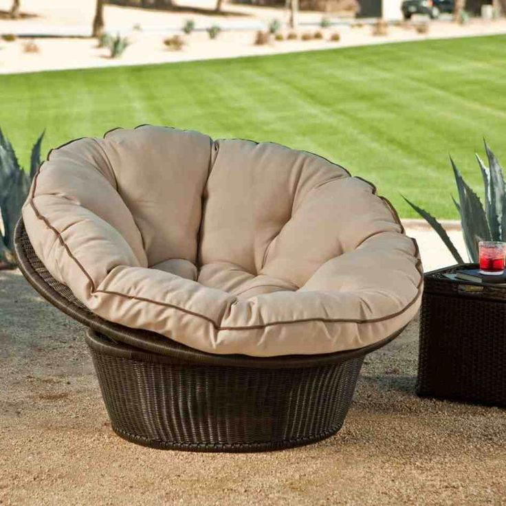 The 32 Best Tv Papasan Chair Images On Pinterest Vallejo All Weather Wicker Papasan Chair With Cushion