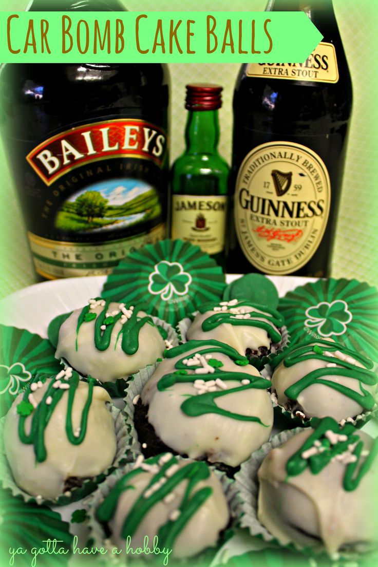 Irish Car Bomb Cake Balls Irish Car Bomb Cake Balls