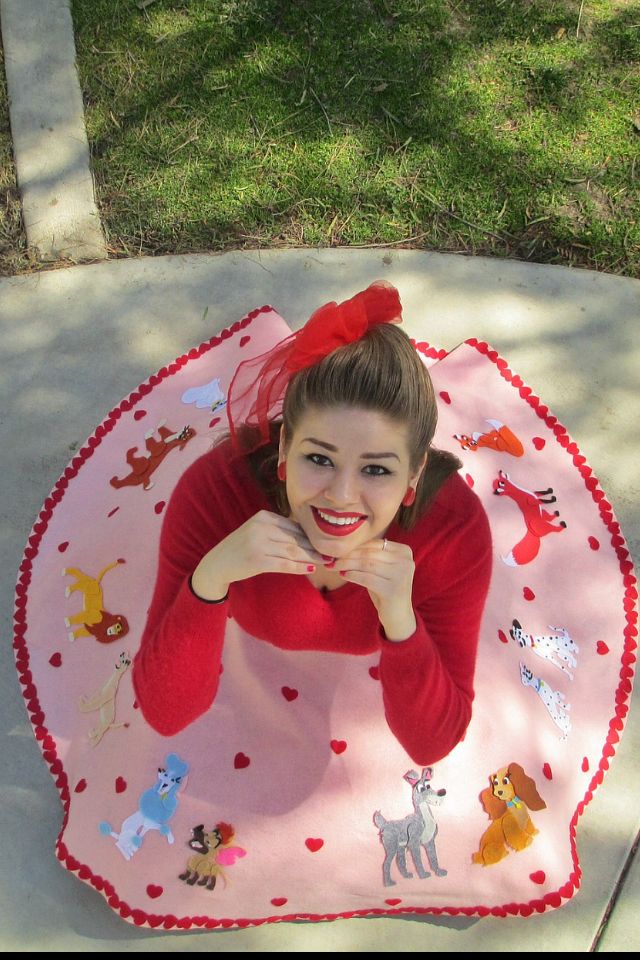 hand made valentines day disney couples felt circle skirt featuring couples from the aristocats the lion king oli disney skirt disney dapper day disney wear
