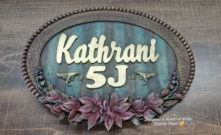 Mixed Media Nameplate Name Plate Name Plate Design Clay Wall Art 0a040b4f8b63ac56a5f3ea84e6b9b00b