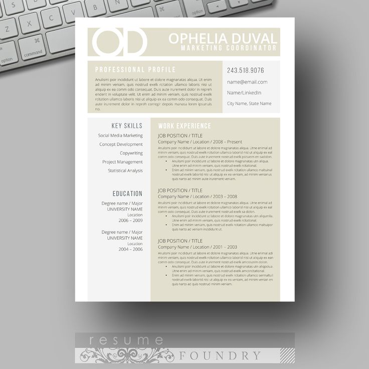 instant resume template