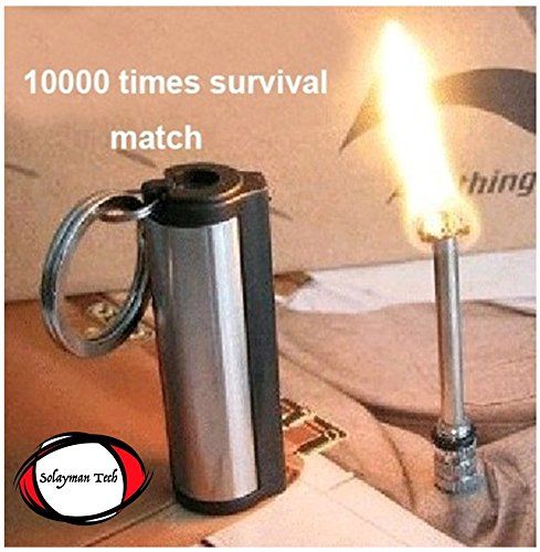 Solayman Tech Survival Endless Match Box Outdoor Emergency Flint Fire Starter for Camping Hiking BBQ Solayman Tech Survival Endless Match Box Outdoor Emergency Flint Fire Starter for Camping Hiking BBQ