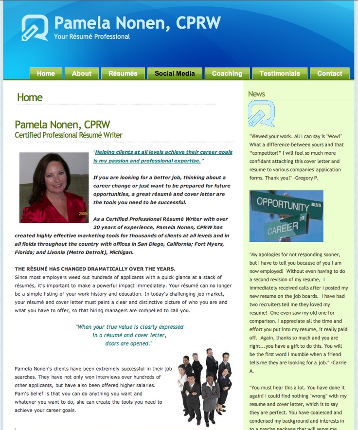 wwwyourresumeprofessional Pamela Nonen CPRW - certified resume writer wwwyourresumeprofessional Pamela Nonen CPRW - certified resume writer