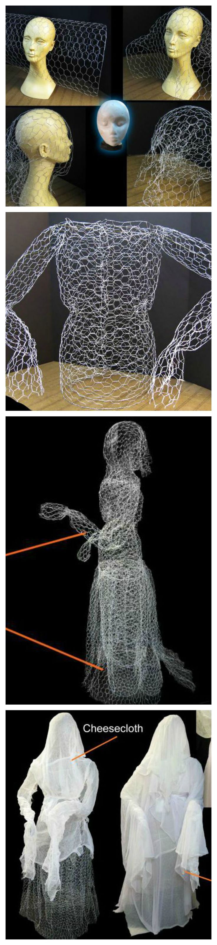 halloween decoration how to make human size ghosts