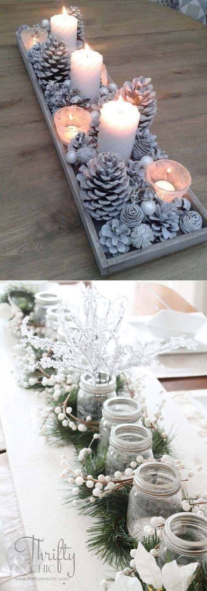 27 magnifiques & faciles bricolage Thanksgiving et décorations de table de Noë...