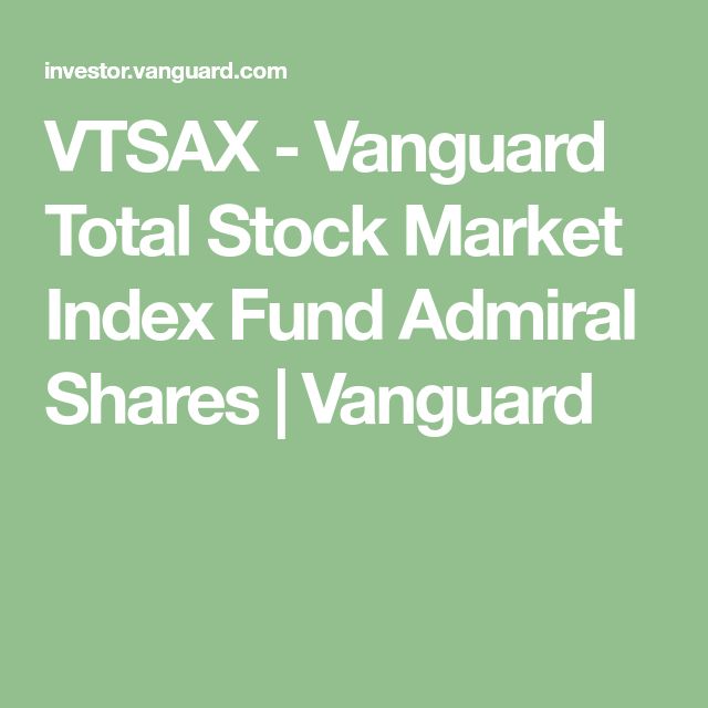 Image Result For Vtsax Vanguard Total Stock Market Index Fundadmiral Image Result For Vtsax Vanguard Total Stock Market Index Fundadmiral